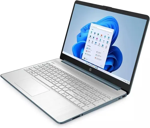 Vista 3 de HP 15 portátiles delgados en azul océano Intel i3-1115G4 hasta 4.1GHz 8GB RAM 256GB SSD 15.6in HD LCD Webcam WiFi HDMI Windows 11 (15-DY200-Renewed)