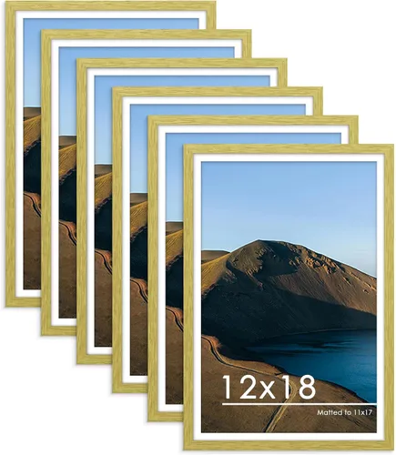 Vista 32 de PEALSN - Juego de 6 portarretratos de 5 x 7 pulgadas para fotos de 4 x 6 pulgadas con paspartú/5 x 7 pulgadas sin paspartú, para montaje en Negro