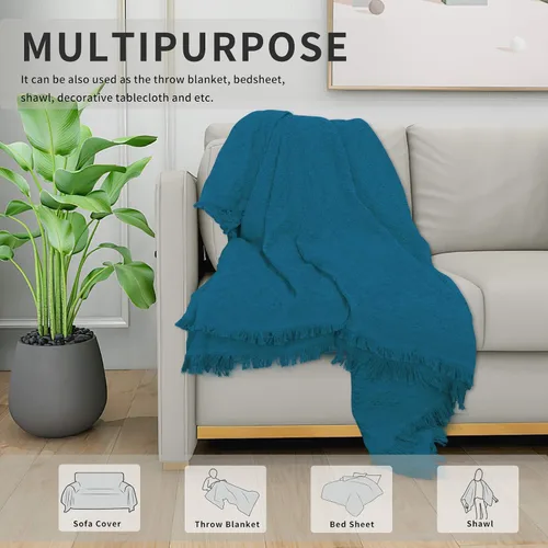 Vista 3 de Easy-Going funda de sofá de jacquard, geométrica, fundas para 3 cojines de sofá, para sofás seccionales con forma de L, funda de sofá para perros