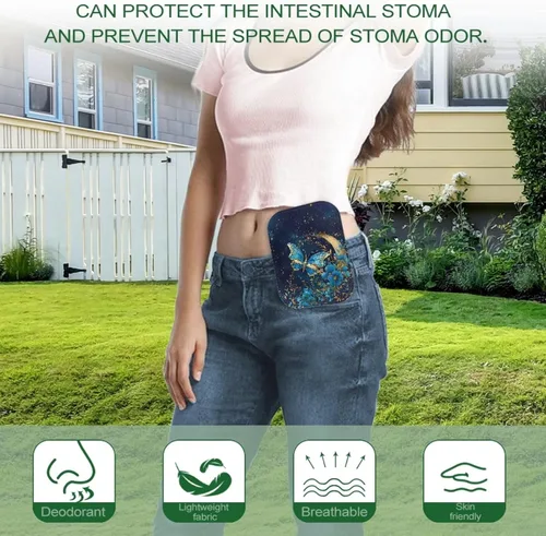 Vista 4 de Fundas para bolsas de ostomía, fundas para bolsas de colostomía para mujer, bolsas de suministros de ostomía