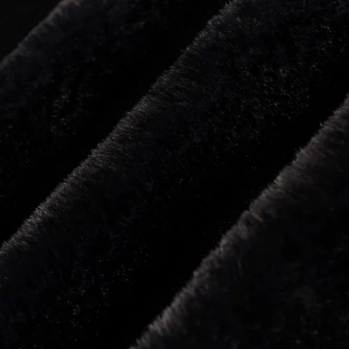 Vista 3 de Shannon Minky Luxe Cuddle Seal Caviar, tela por yarda