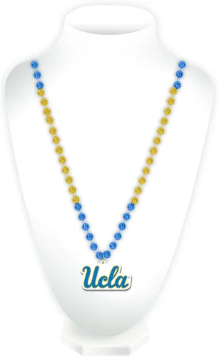Vista 64 de Rico Industries NCAA Fan Shop - Cuentas estilo Mardi Gras con logotipo del equipo 3-Color del