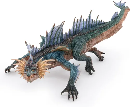 Vista 9 de Papo - Figura realista de dragón marino para niños - A partir de 3 años - Colección de fantasía y medieval - Mundo creativo de fantasía - Juguete