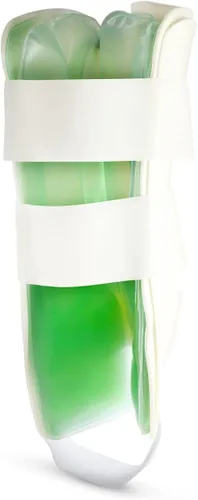 Vista 3 de Brace Direct Tobillera de gel + envoltura de hielo para pies (L/XL), estribo y férula para soporte de tobillo con hinchazón, inflamación, lesiones