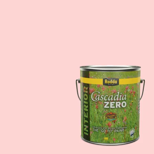 Vista 20 de Rodda Paint CASCADIA ZERO - Pintura plana e imprimación para interiores en uno, cuarto de galón, rosa Mullen
