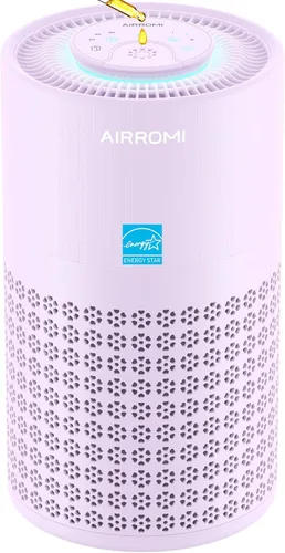 Vista 11 de AIRROMI Purificador de aire para dormitorio con A2001 beige cremoso