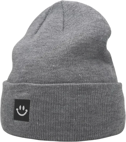 Vista 27 de 55cube Gorros de invierno unisex cálidos de punto grueso con puños Apricot Crush