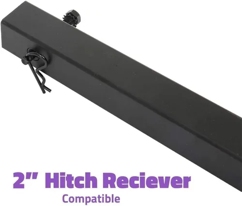 Vista 9 de Venzo - 2 portabicicletas estilo plataforma para coche, SUV, camión, remolque, receptor de enganche de 2 pulgadas, robusto y resistente a