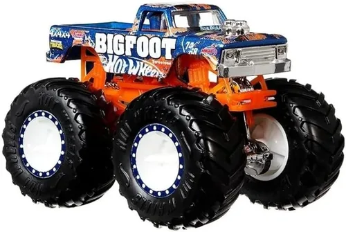 Vista 4 de Hot Wheels HW Monster Trucks Bigfoot Crash Legends Escala 1:64