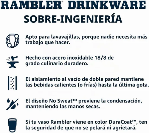 Vista 4 de YETI Rambler - Taza apilable con forro de cerámica, de 14 onzas, aislada al vacío, de acero inoxidable con tapa MagSlider, color negro