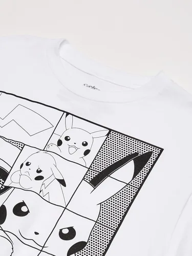 Vista 2 de Pokemon Pokémon Pikachu - Camiseta de poder rompecabezas japonés