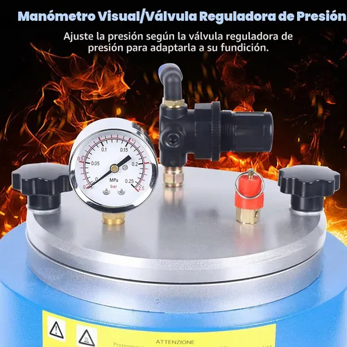 Vista 8 de Inyector de cera de 2.2L, máquina de inyector de cera de 500W, Máquina de fundición de cera de temperatura ajustable 86.0 °F-230.0 °F, Máquina