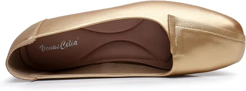 Vista 4 de VenusCelia Zapato plano de baile liso para mujer