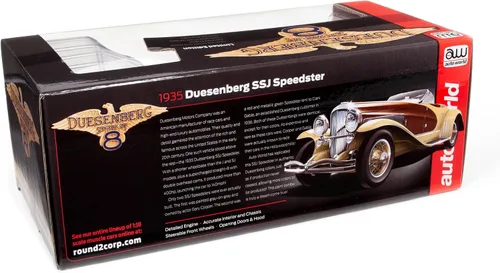 Vista 9 de Auto World 1935 Duesenberg SSJ Speedster Escala 1:18 Diecast