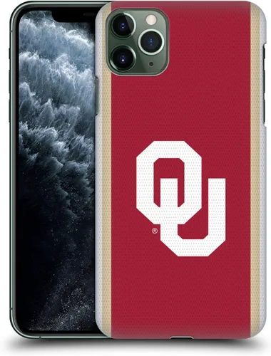 Vista 9 de Head Case Designs Funda rígida con licencia oficial de la Universidad de Oklahoma OU Banner compatible con Apple iPhone 11 Pro Max
