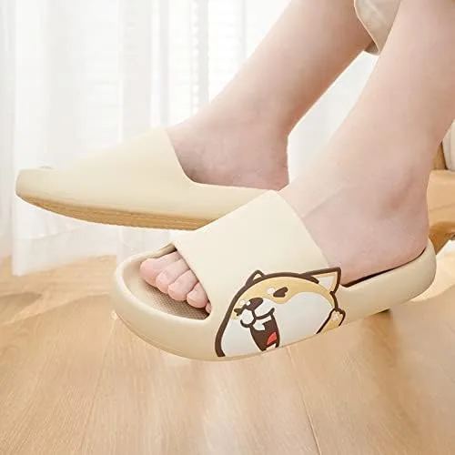 Vista 5 de ASONGMAKE Pantuflas acolchadas para mujeres y hombres, antideslizantes, suela gruesa y suave, zapatos de ducha, para interiores y exteriores
