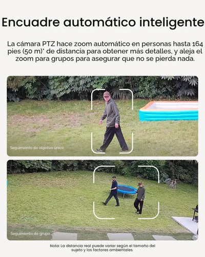 Vista 5 de eufy Security eufyCam S4, kit de 2 cámaras, 4K solar, PTZ de 3 lentes, sistema inalámbrico
