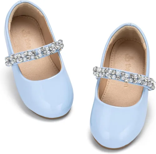 Vista 21 de Zapatos THEE BRON de vestir, planos, de ballet, Mary Jane, para niña pequeña