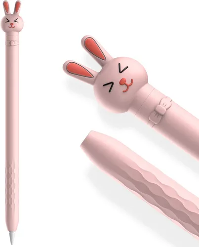 Vista 8 de AhaStyle Funda para Apple Pencil de 1ª generación, linda funda de silicona suave de dibujos animados, accesorios compatibles con Apple Pencil de 1ª