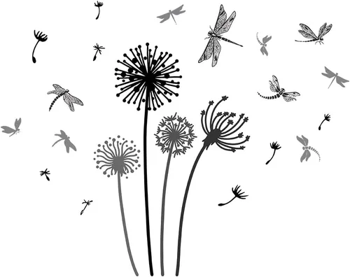 Vista 8 de SUPERDANT Calcomanías de pared de hadas de mariposa negra, elfos, estrellas, luna, interruptor de decoración, pegatina de despegar y pegar