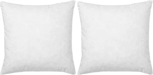 Vista 9 de basic home 28x28 Euro Throw Pillow Insert-Down Almohada de plumas Inserto-Tela de algodón Blanco-1 pieza