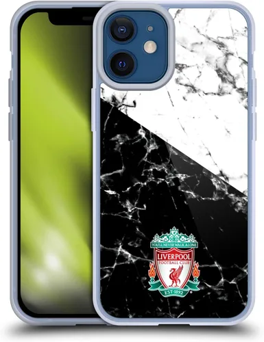 Vista 130 de Oficial LIVERPOOL Football Club 2017/18 Mármol Soft Gel Case para iPhone de Apple 7 Plus/8 PLUS Escudo negro.