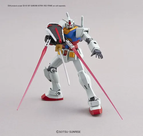 Vista 8 de Bandai Hobby SD EX-Standard 007 Astray Red Frame "Gundam Seed Astray" Kit de construcción