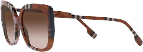 Vista 3 de BURBERRY Gafas de sol BE 4323 400513 Caroll Check Marrón Gradient Br, café a cuadros