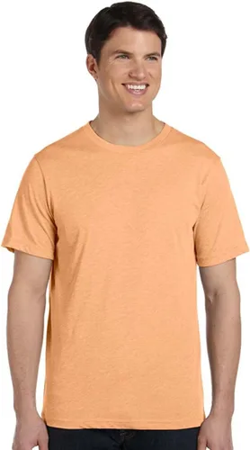 Vista 243 de Bella Canvas 3413c para hombre (1) Triblend verde + (1) Triblend rojo