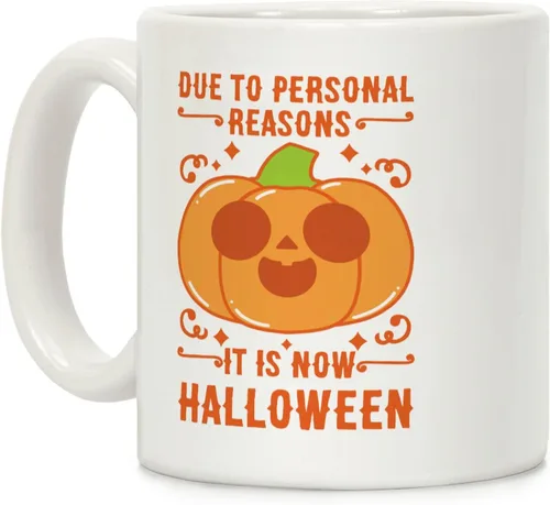 Vista 110 de LookHUMAN Tazas de Halloween Taza de café de Halloween - Tazas de café para decoración ideales para amantes y entusiastas de la decoración - Taza