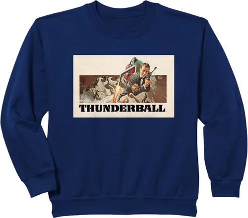 Vista 10 de Official James Bond 007 Sudadera Thunderball, Negro