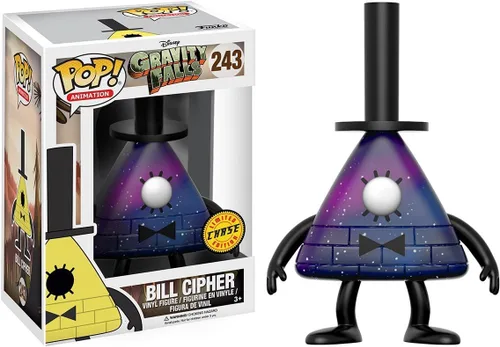 Vista 2 de POP Disney: Gravity Falls - Bill Cipher [Púrpura] Edición Limitada Chase Funko Pop! Figura de vinilo