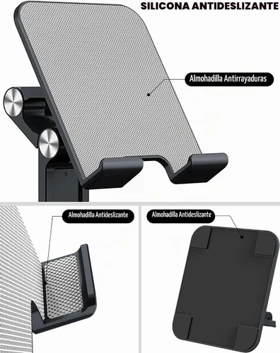 Vista 4 de OCYCLONE - Soporte para iPad para escritorio, altura ajustable y ángulo