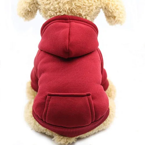 Vista 31 de Jecikelon - Sudadera con capucha y bolsillos, cálida para invierno, para perros pequeños, ropa de abrigo para chihuahuas, disfraz para cachorros