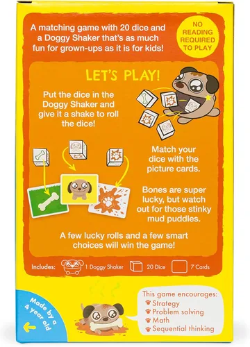 Vista 6 de Exploding Kittens You Little Stinker Dog, 2-5 Players, Ages 4+ Dice Game