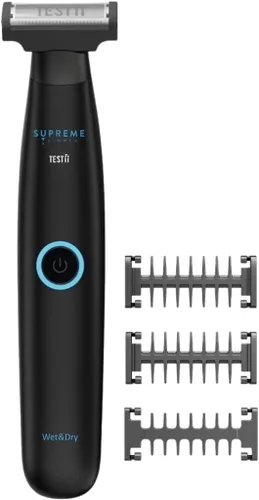 Vista 10 de Supreme Trimmer Testii STH120 - Recortadora de pelo para hombre Arena