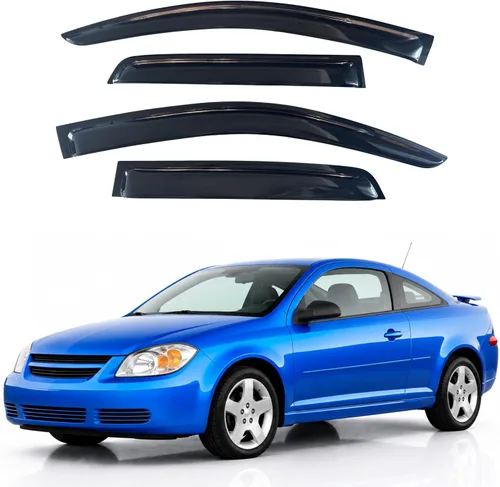 Vista 131 de Visera de ventana IG para Ford Focus Sedán y Hatchback 2012-2018, Protector de ventana lateral para lluvia y viento estilo Mugen, extra duradero