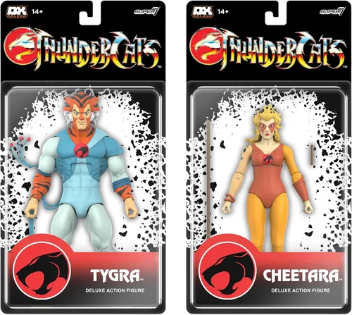 Vista 7 de Super7 Deluxe Thundercats Tygra - Figura de acción de Thundercats de 7" con accesorio, coleccionables de dibujos animados clásicos y juguetes retro