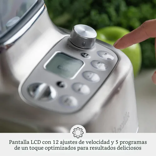 Vista 3 de Breville BBL920BST Super Q Licuadora de Grado Comercial para el Hogar, Acero Inoxidable Negro