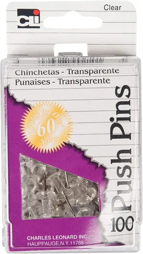 Vista 3 de Charles Leonard - Pasadores, colores surtidos, paquete de 20 (20200)