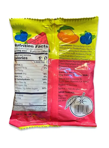 Vista 2 de Caramelos de gomita afrutados (2 paquetes)