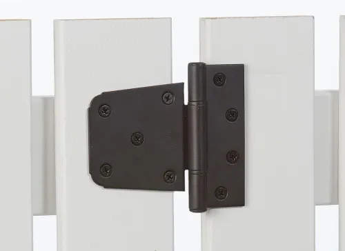 Vista 3 de National Hardware N109-021 V289 Bisagra de puerta extra pesada en negro mate