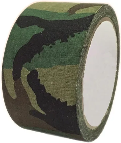 Vista 14 de ECYC Cinta autoadhesiva de camuflaje de 1.97 x 196.85 pulgadas, cinta de camuflaje impermeable, cinta elástica para conductos sigilosos para caza al