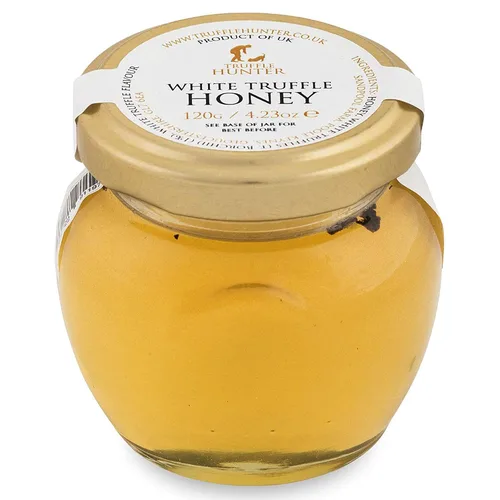 Vista 10 de TruffleHunter - Condimento de miel de acacia con trufa blanca, 4.23 onzas Fabricado con trufas blancas, miel de acacia, kosher, vegetariana, dulce