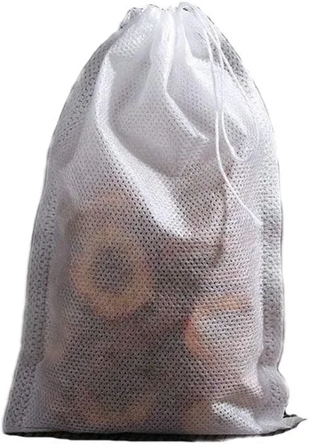 Vista 10 de TamBee Bolsas de té de 8 x 10 pulgadas, bolsa desechable para bricolaje, bolsas de té reutilizables para té suelto, bolsa vacía con cordón, bolsa