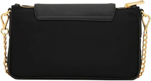 Vista 3 de Prada Bolso cruzado Saffiano de nailon negro Negro S