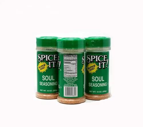 Vista 2 de JFS Spice It! Soul Seasoning - Paquete de 3 unidades de 10 onzas