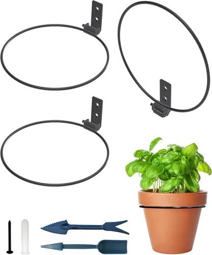 Vista 12 de Anillos plegables para macetas, 4 pulgadas, paquete de 3 Paquete de 3 de 4 pulgadas