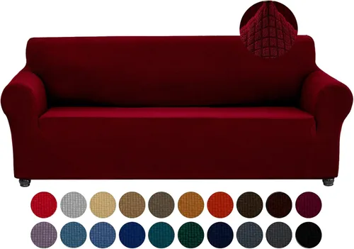 Vista 39 de Joccun Funda Elástica para Silla Sofá, Funda de Sofá de 1 Pieza Tela Jacquard de Spandex con Parte Inferior Elástica, Protector de Muebles Lavable
