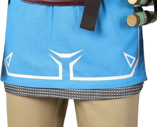 Vista 4 de Tomioka Disfraz de cosplay de juego, uniforme de princesa azul, conjunto completo de capa para fiesta de Halloween